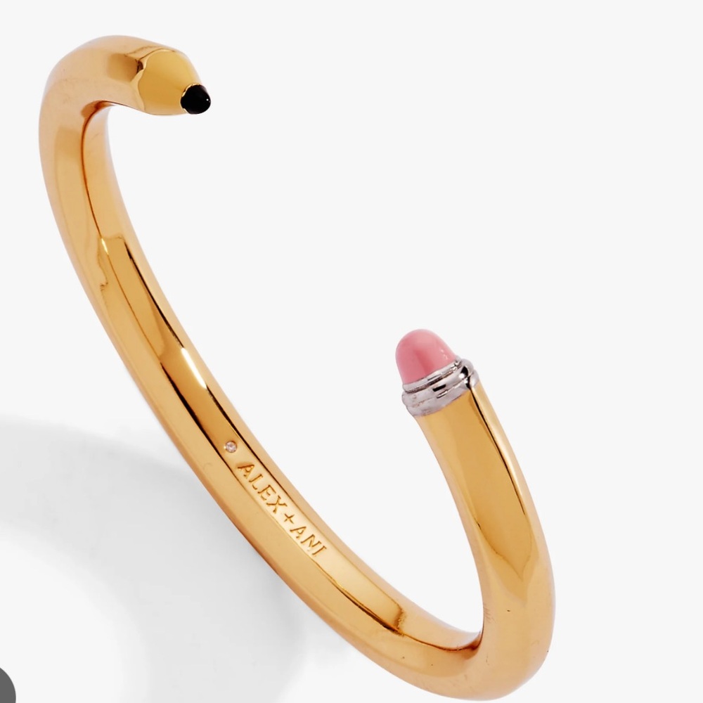 Alex and Ani Gold Pencil Bangle Bracelet